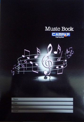 [CW13522] BOOK MUSIC 12 STAVE A4-40PG
