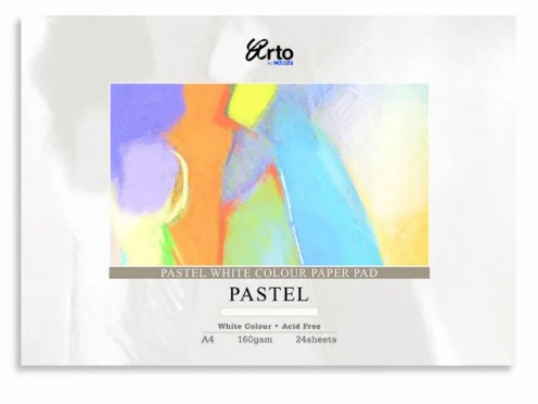 [CW37164] PAD PAPER PASTEL WHI A4 ARTO