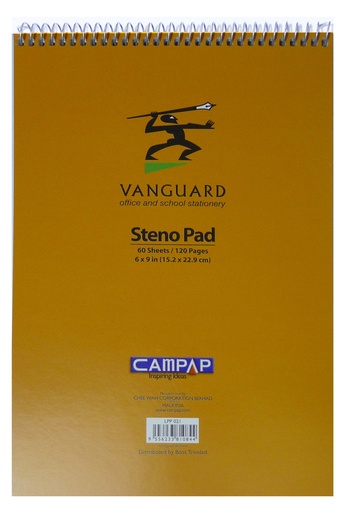 [LPP021] PAD STENO 9 X 6 60 PG