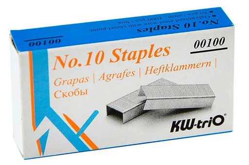 [KW00100] STAPLES #10 KW (1000)