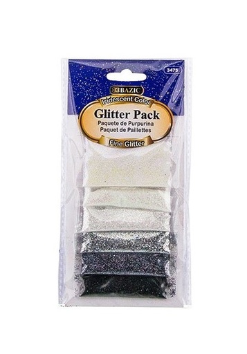 [BZ03475] GLITTER COLOR IRIDESCENT  6'S