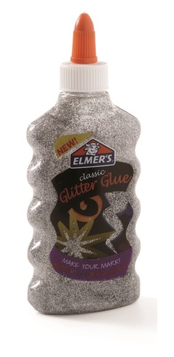 [EM22907] GLUE ELMERS GLITTER SILV 6OZ