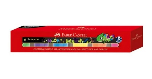 [FCP64002] PAINT TEMPERA NEON 6'S 30ML