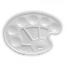 [GITP02N] PAINT PALLETTE 6 WELL ROUND