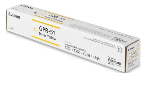 [CA051YE] TONER CANON GPR-51 YEL