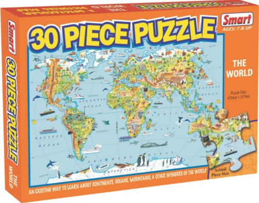 [CEA01040] PUZZLE THE WORLD 30 PCS