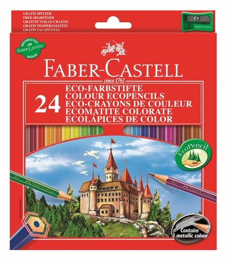 [FCB20124] PENCIL COLOR 7X24 HEXAGONAL