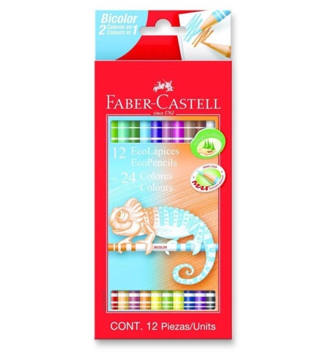 [FCB20612] PENCIL COLOR 7 X12/24 BICOLOR