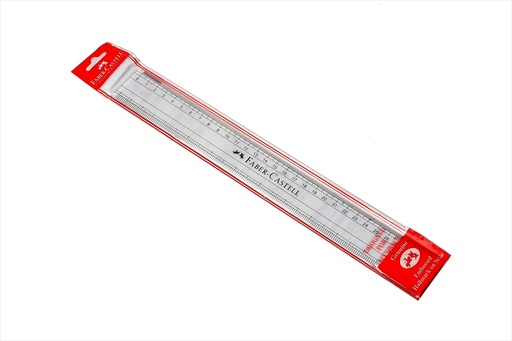 [FCI70640] RULER PLASTIC 6IN/15CM CLEAR