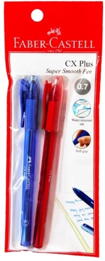 [FCM542412] BLISTER PEN CX PLUS 07 BU/RD