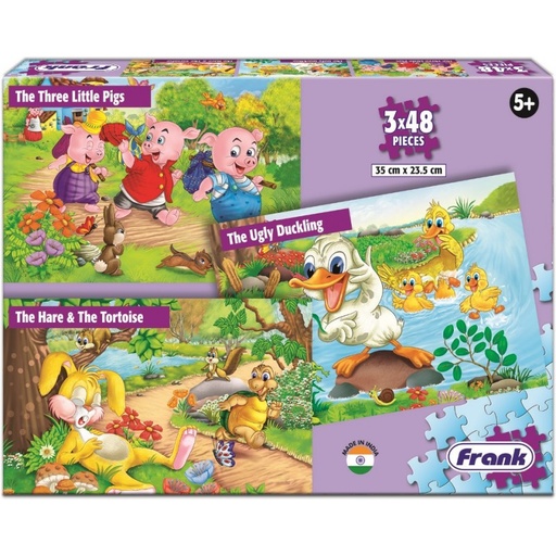 [FR15701] PUZZLE 3 LIL PIGS/ HARE/DUCK