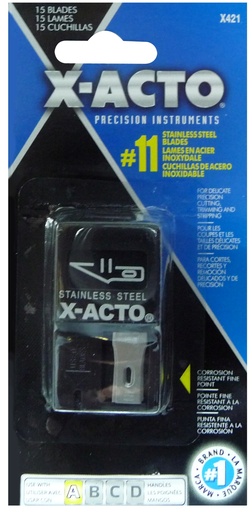[HB00421] BLADES XACTO #11 5'S X221