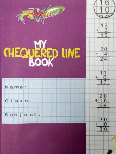 [LPP032] BOOK EXER CHEQUERED LINE 76PG
