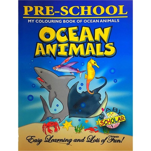 [VP83002] BOOK/ COLOUR OCEAN ANIMALS