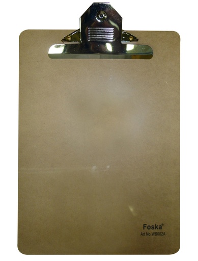 [ASWB002A] FILE CLIPBOARD L/S WOODEN