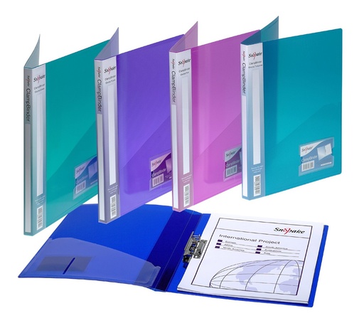 [SN12790] FILE CLAMPBINDER A4 ASST 74/75