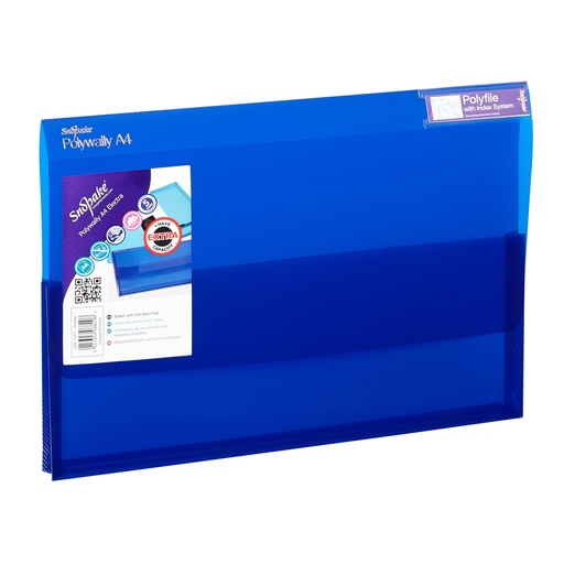 [SN13853] FILE POLYWALLY ELECTR A4/INDEX