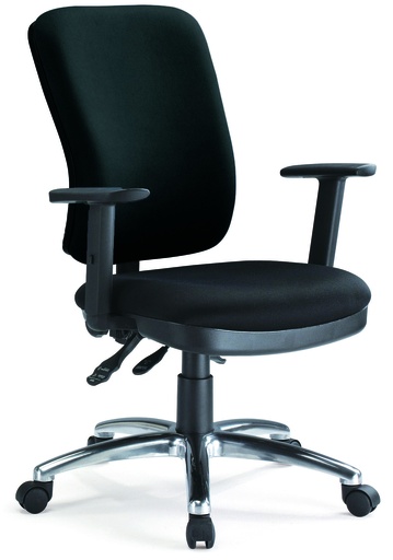 [FUIJH01BK] ERGONOMIC TASK CHAIR FABRIC BLACK