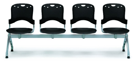 [FUIJM6561] FRAME FOR GANG SEATING SILVER