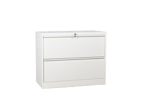 [FUR2DL] 2-DRAWER LATERAL CABINET GREY