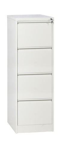 [FUR4DV] 4-DRAWER VERTICAL CABINET GREY