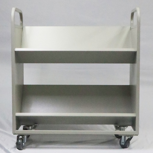 [FURDNSCLA02] METAL BOOK CART GREY