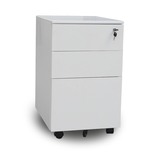 [FURMPBBF] METAL MOBILE PEDESTAL BX,BX,FILE GY