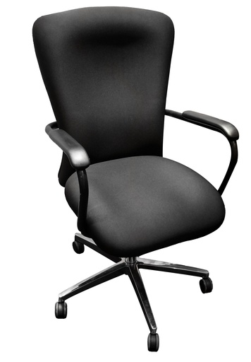 [FUYLN9022BK] TALL & HEAVY CHAIR BLACK