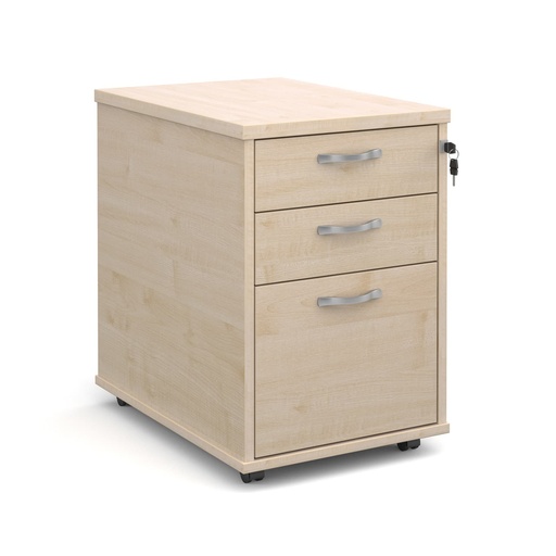 [FUYLNMPLM] MOBILE BOX, BOX FILE PEDESTAL DRAWS LIGHT MAPLE