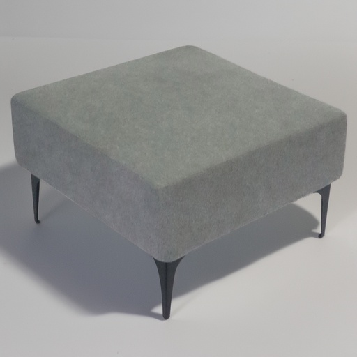 [FUYLNS57B] SOFA MODULAR OTTOMAN GREY
