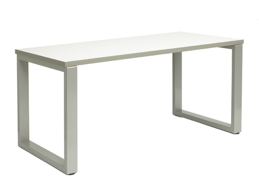 [FUYLNSB1480-SF] DESK O LEG WHITE TOP 60 X 24