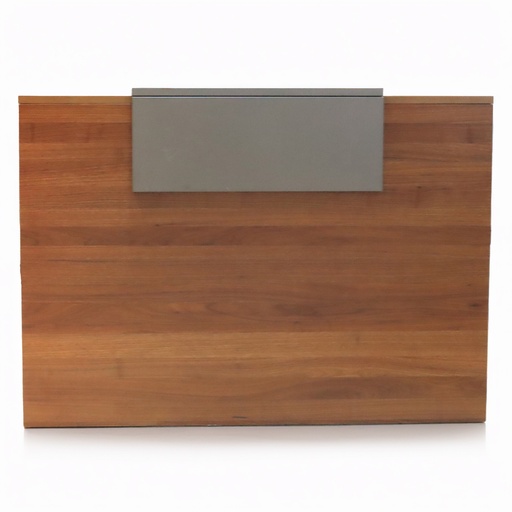 [FUYLNW10MW] ***RECEPTION DESK MED WALNUT VENEER FINISH