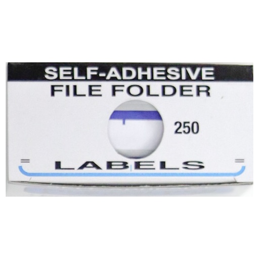 [TLC0005] LABEL FILE FOLDER BLU 200