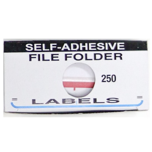 [TLC0007] LABEL FILE FOLDER RED 200