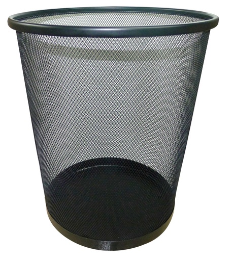 [AS65001] BIN WASTE MESH BLK 5 GALLON