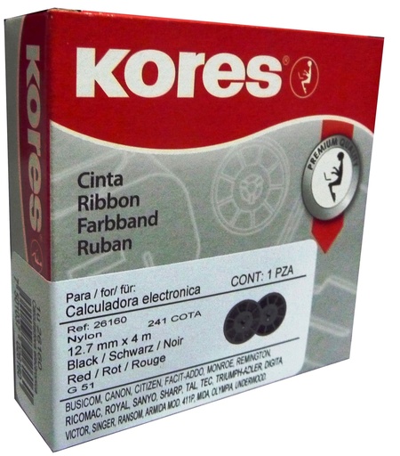 [KS00241] RIBBON A/MACH A33 NYLON KORES