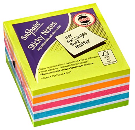 [SN15761] NOTE STICKY 3X3 CUBE MULTI