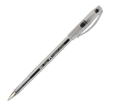 [FCP346199] PEN #061 BALL POINT  BLK FINE (metal tip)