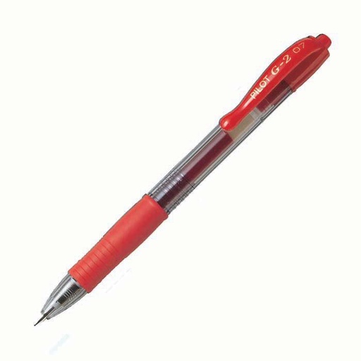 [PI0028] PEN PILOT G2 0.7 RED RET 31022