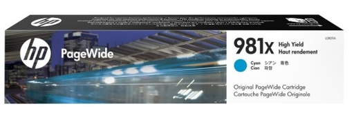 [HP981XCY] TONER HP 981X HIGH YIELD CYAN (L0R09A)