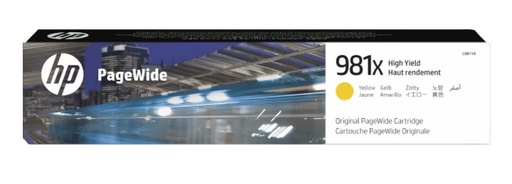 [HP981XYE] TONER HP 981X HIGH YIELD YELLOW (L0R11A)
