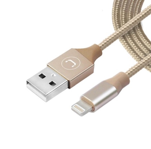 [UTCB4061GD] CABLE LIGHTNING BRAIDED 5FT/1.5M -GOLD