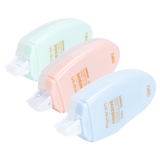 [DELI49201] GLUE TAPE ROLLER ADHESIVE ASST COL
