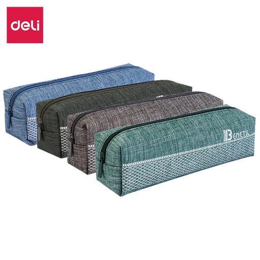 [DELIEH929] CASE PENCIL POUCH 8" ASST. DENIM