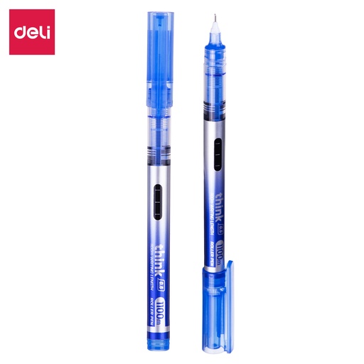 [DELI300BL] PEN ROLLER NEEDLE TIP 0.5 BLUE
