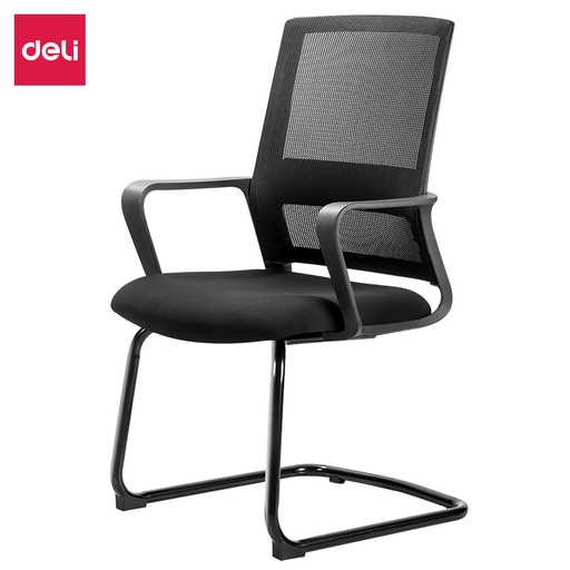 [DELIE4500] GUEST CHAIR MESH BACK BLACK