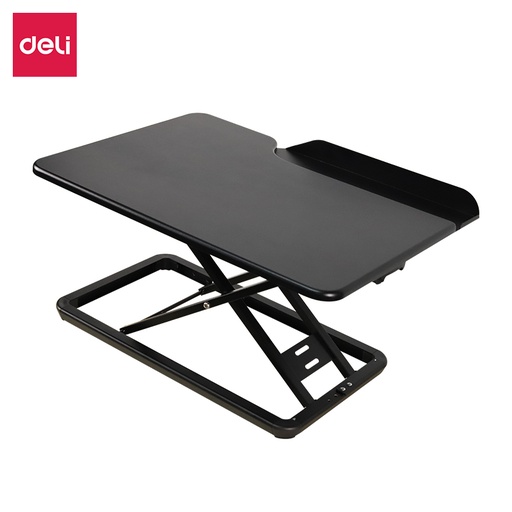 [DELI900007] COMPUTER RISER BLACK 32W x 24D MAX HEIGHT 20H