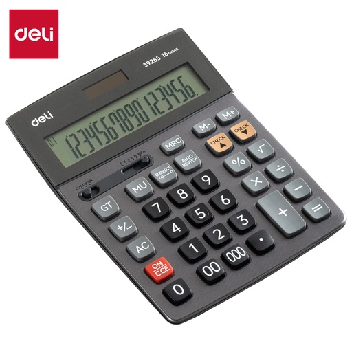 [DELIE39265] CALCULATOR DESKTOP 16 DIGITS DARK GREY